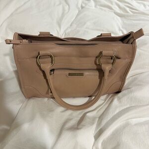 Elegant Cream Leather Handbag